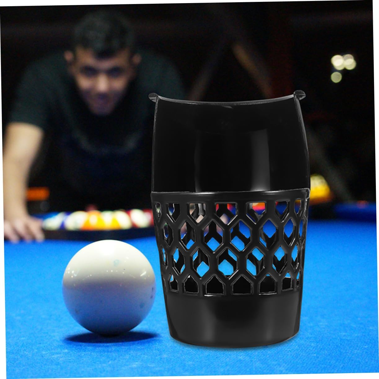 SUPVOX 6pcs Billiard Pockets Replacement Pool Table Drop Pocket Holder Sturdy Pp Material Billiard Table Accessory
