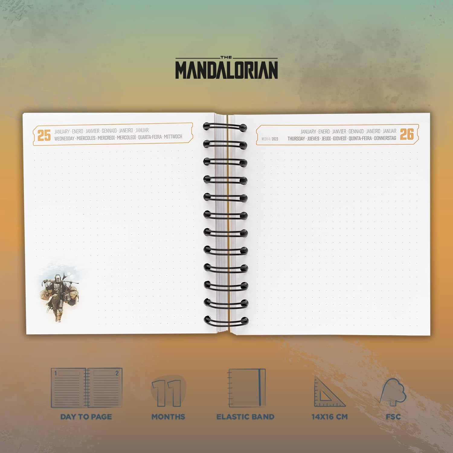 Grupo Erik: Official The Mandalorian Diary 2022-2023, Star Wars - Image 3