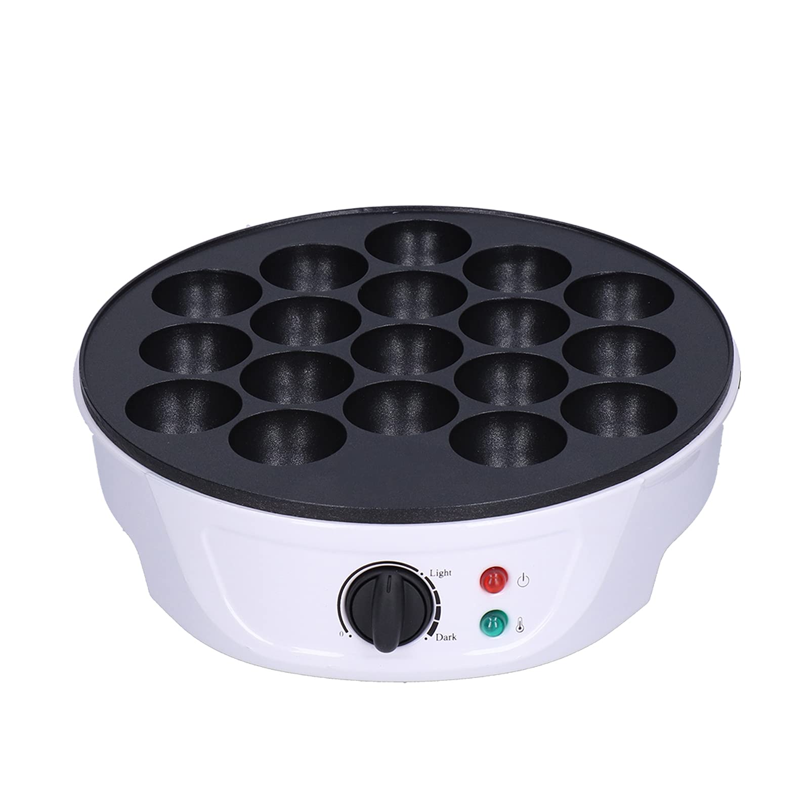 FLEXMAN 18 Loch Takoyaki Maker, 750 W Tragbare Elektrische Backform für Oktopusbällchen, Antihaft Frühstücksmaschine für die Zubereitung Japanischer Takoyaki Oktopusbällchen