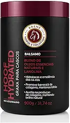 Hoof Hydrated 900g Tratamento Profundo para Cascos de Cavalos com Hidratação Regeneração e Proteção Diária