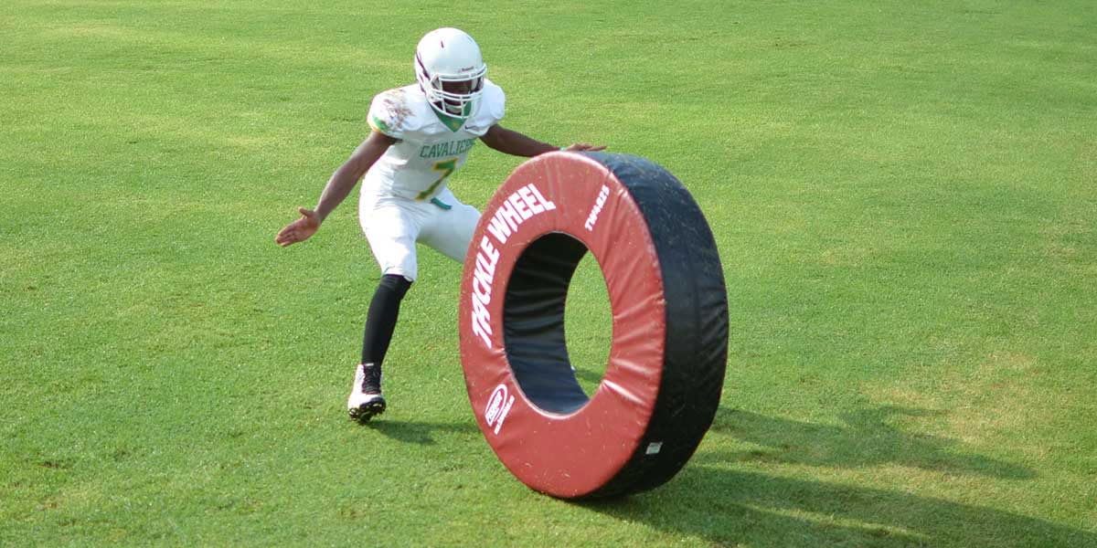 Football Pursue and Tackle Wheel, Football Tackle Wheel