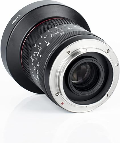 Miniatura 3 de Meike Lente de enfoque manual APS-C ultra gran angular F2.0 de 0.394 in compatible con cámaras Sony E-Mount A6700 A6600 A6400 A5000 A5100 A6000