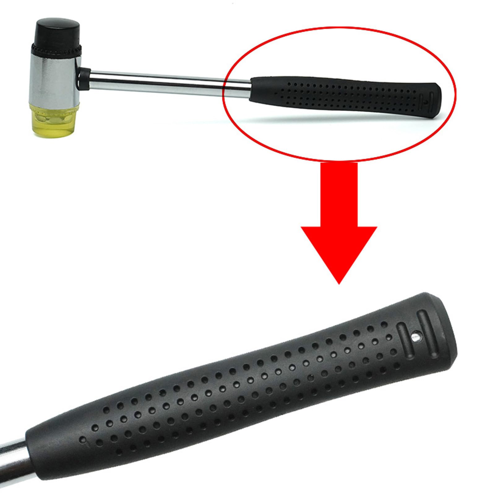 Martello A Doppia Testa Mallet Rimovibile Per Chitarra Intercambiabile - Foto 9