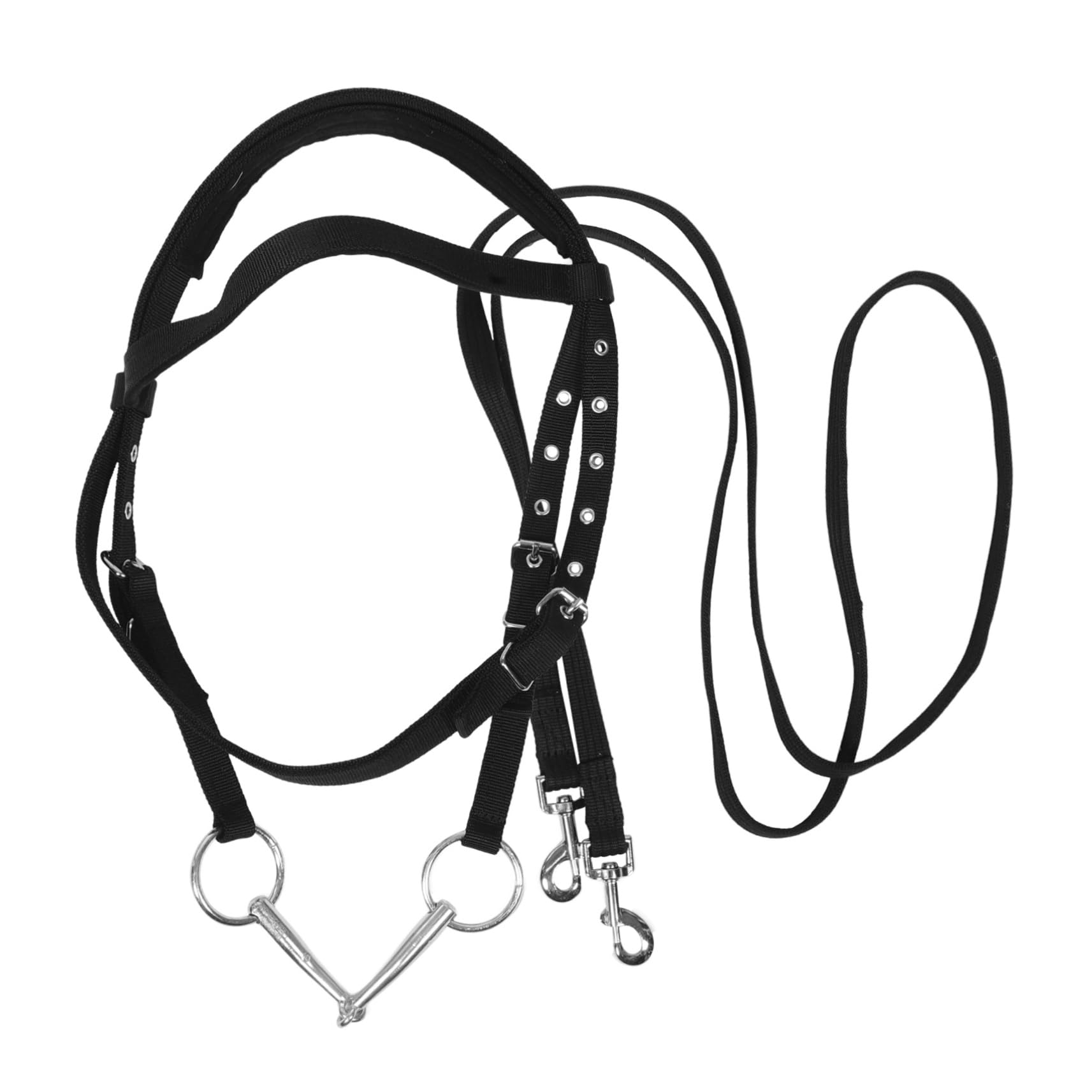 SUPVOX Adjustable Horse Rein Equestrian Training Bridle Rope Halter Multipurpose Use Comfortable Fit