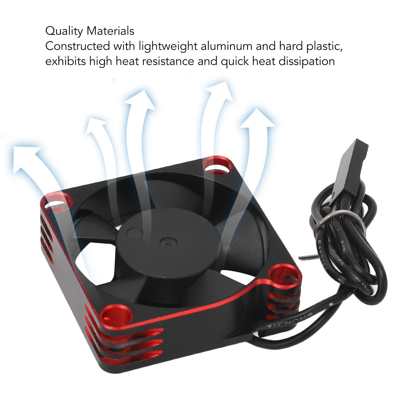 Ventilateur de Refroidissement du Moteur RC 35mm, 15000 Tr/min, Dissipateur de Chaleur Universel pour Voiture RC, Alliage en Aluminium