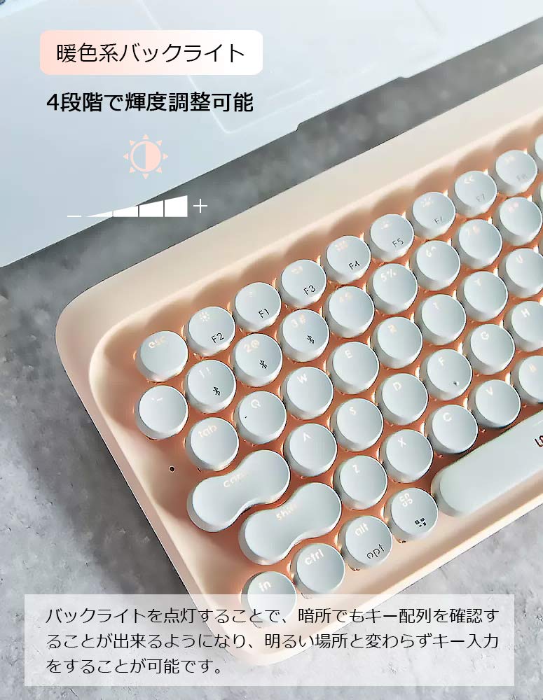 Amazon | 【Lofree専門店】 Bluetooth キーボード ワイヤレス タイプ