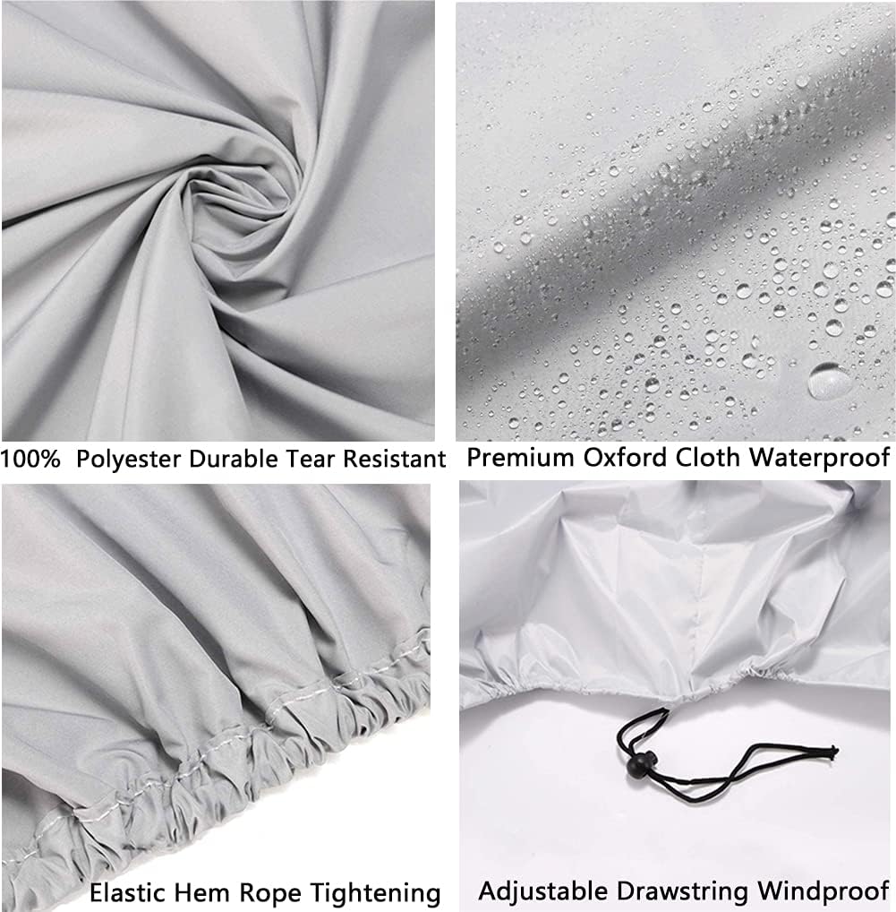 Boat Seat Cover 1 Pack Outdoor Waterproof Pedestal Pontoon Captain Boat Bench Chair Seat Cover 600 Denier Canvas Weather Protection Fishing Chair Protective Cover