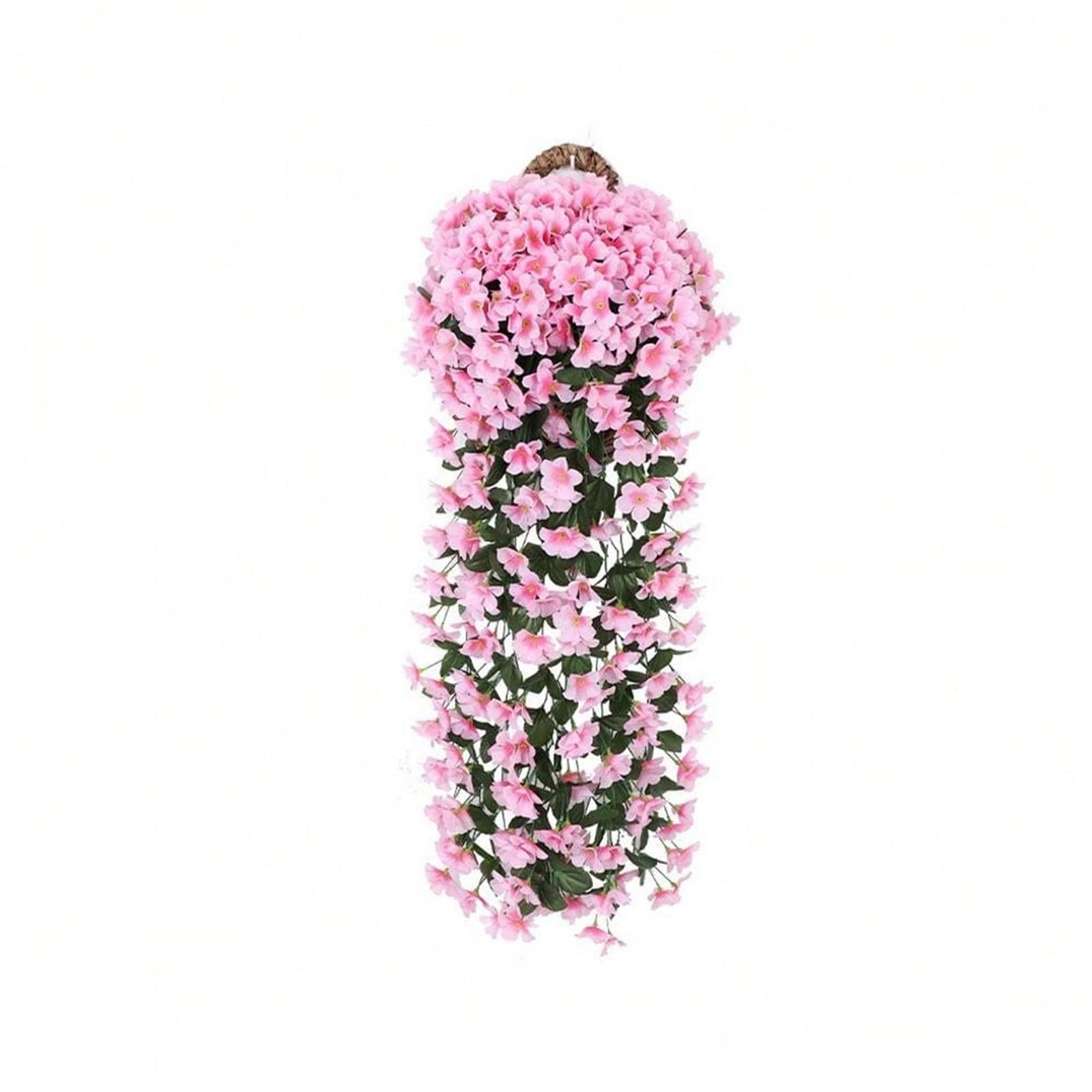 Dcrxz Artificial Flowers 2pcs Violet Hanging Flowers Artificial Decor, Petal Silk Violet Simulation Hanging Plant, Faux Hanging Violets Hanging Artificial(Light pink)