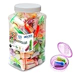 MOLDEX Soft Foam Earplugs Softies Ear Plugs for Sleeping, Snoring, Work, Travel, Shooting -33dB Highest NRR Made in USA (Bottle Pack, 60 Pairs)