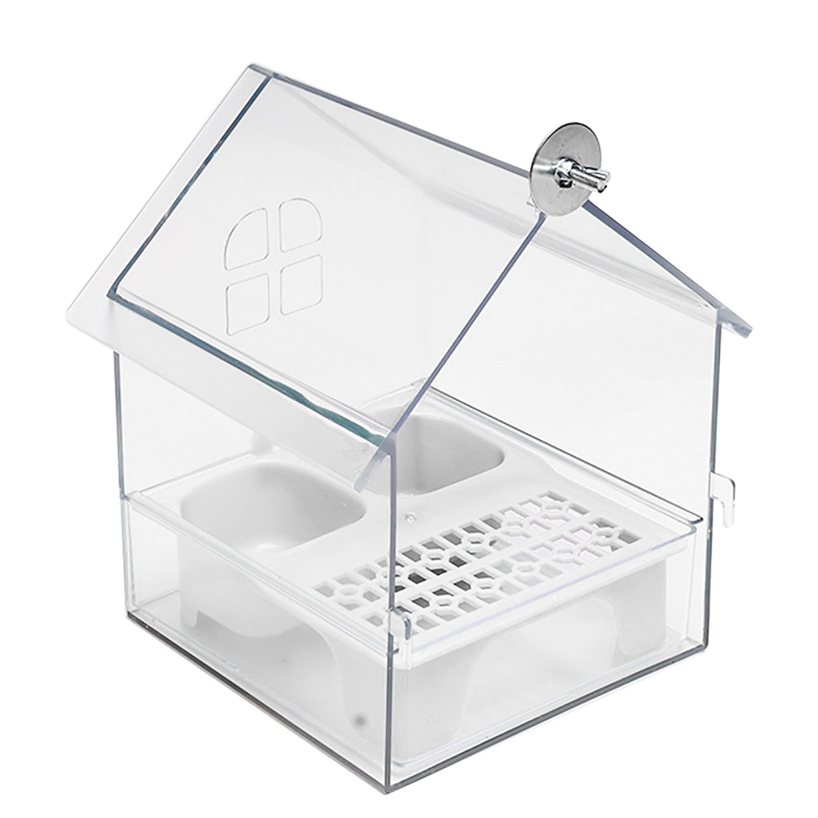 Generisch Eichhörnchensicheres Vogelfutterhaus, Transparente Vogelbadewanne