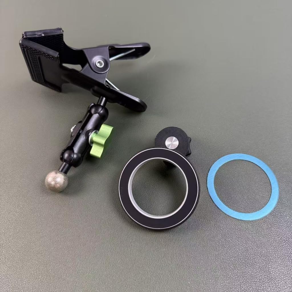 Supporto da tavolo per cellulare magnetico con morsetto rotante a 360 gradi