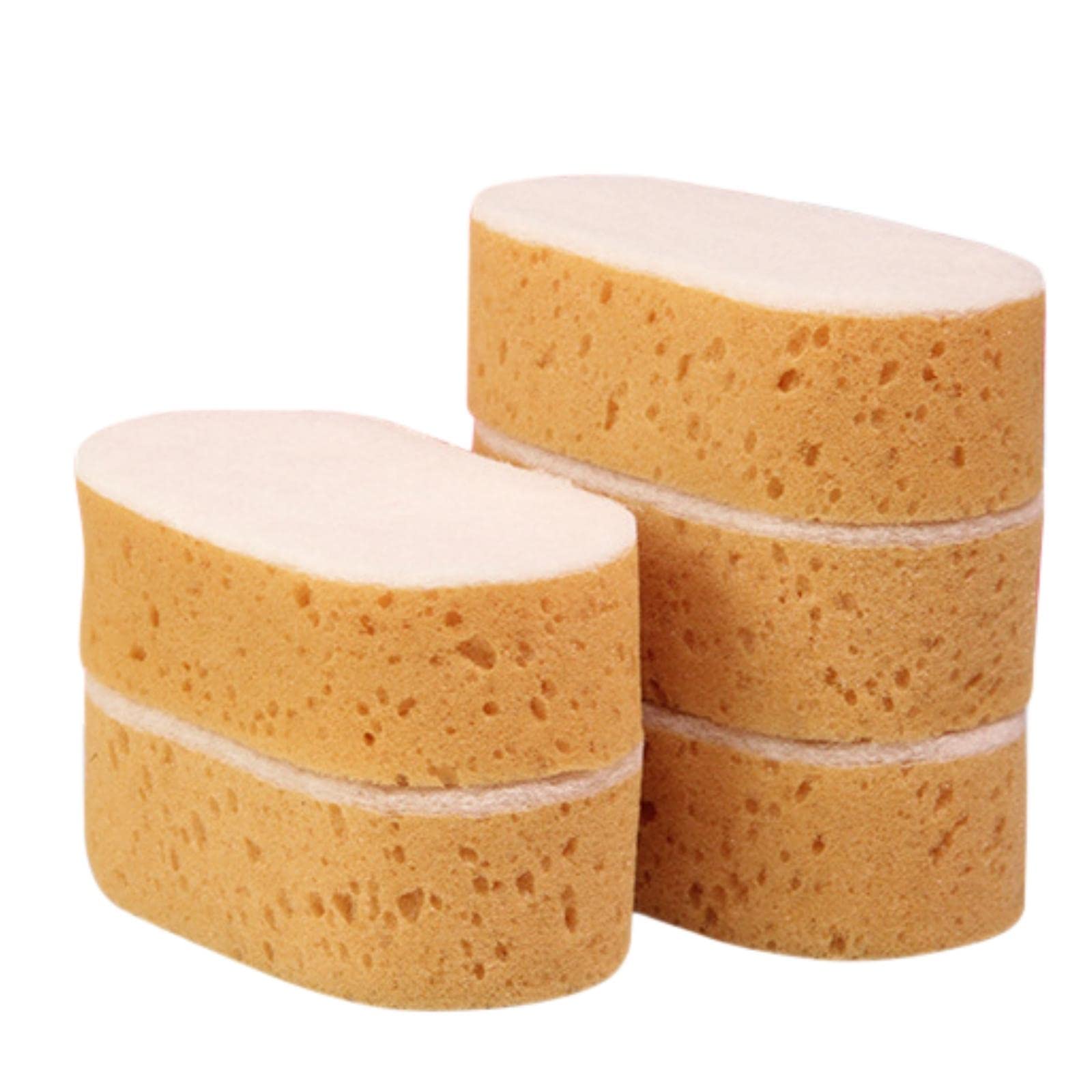 DEYUTE 5 Pack Clean Sponges, High Density Large Sponge Wipers, Strong Scrubbing Ability, Clean and Scratch Free Sponge, Suitable for Washing Tableware/Cars/Furniture.