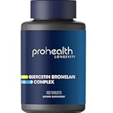 Quercetin & Bromelain Complex (100 Tablets) - Natural Anti-Histamine - Sinus and Allergy Support Supplement