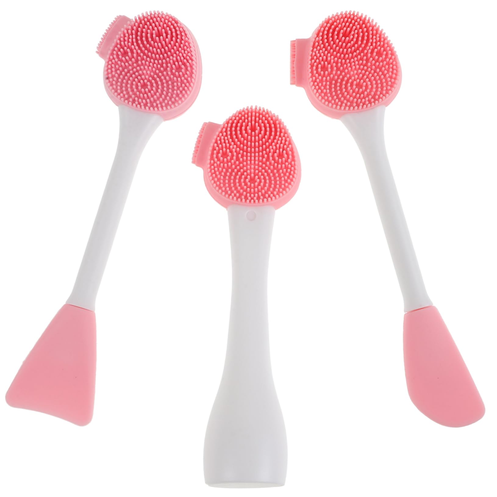 Didiseaon Silicone Face Mask Brush Exfoliating Scrubber Face Washing Brush Makeup Applicator Skincare Tool Set 3-in-1 Facial Cleansing Set