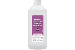 Amazon Basics 91% Isopropyl Alcohol for Personalized Sanitizing Needs