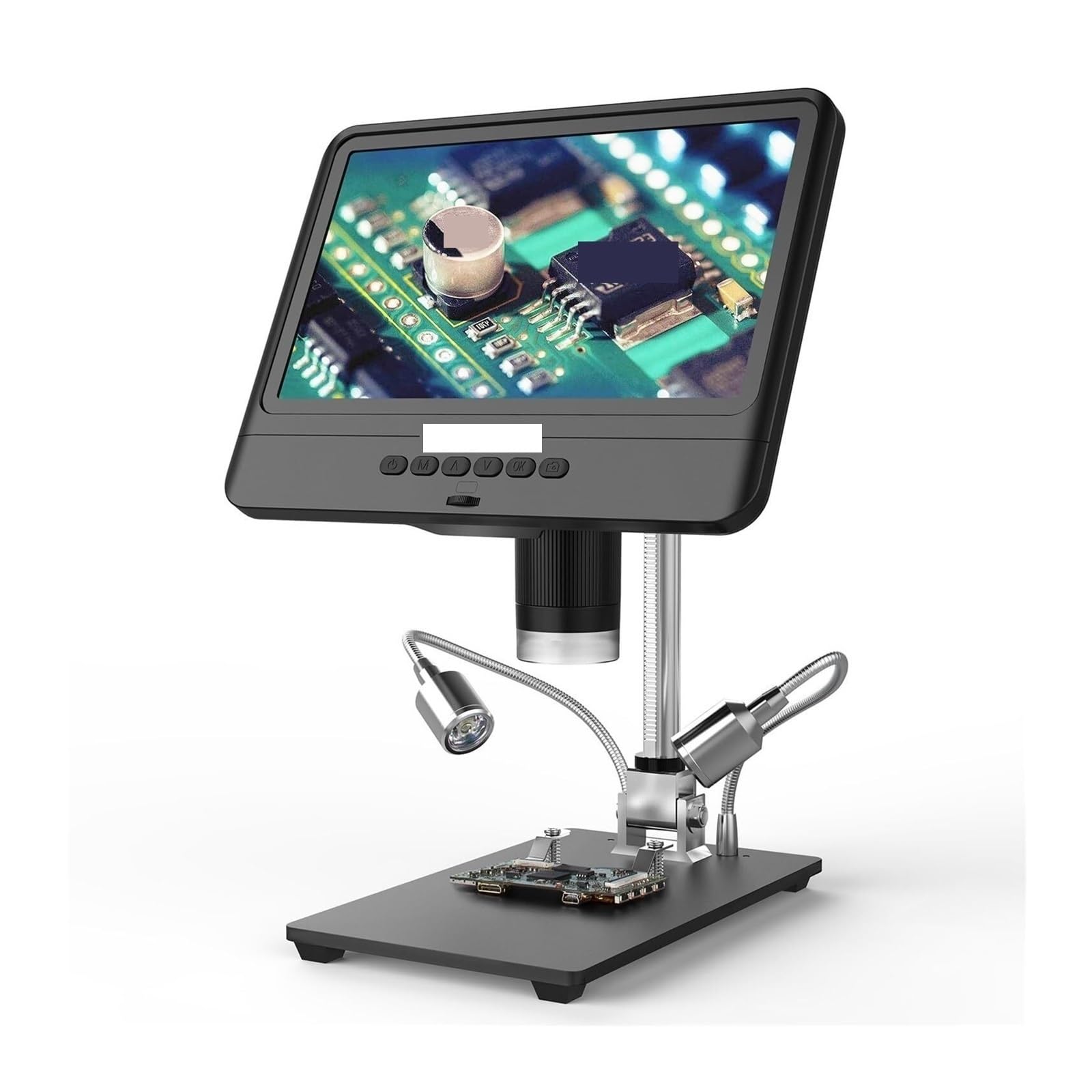 Mikroskop cyfrowy, Mikroskop 8,5 Cala LCD 5X-260X Cyfrowy Regulowany 1080P | Asortyment, Narzędzie Spawalnicze, Dla Dzieci, Studentów, Dorosłych, Początkujących, Nauki, Eksperymentów
