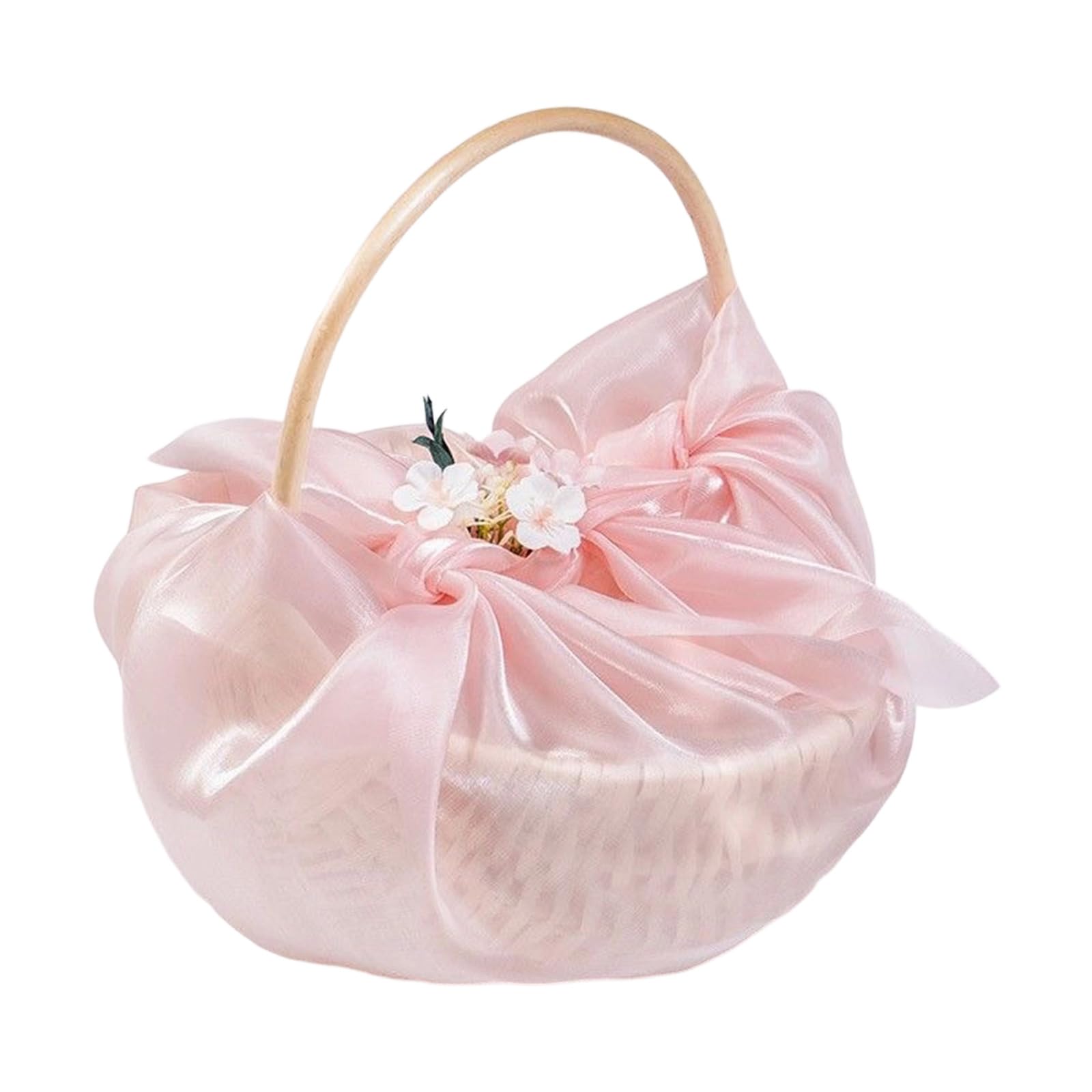 Wedding Bridal Bridesmaid Gift Basket Handcrafts Treats Box for Special Occasion and Home Centerpiece Decoration Bridal Flower Basket