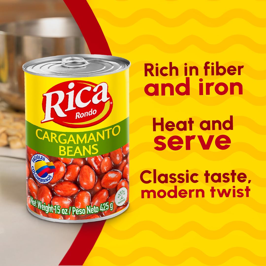 Rica Rondo Frijoles Antioqueños, Colombian Style Red Beans, 15 oz Can