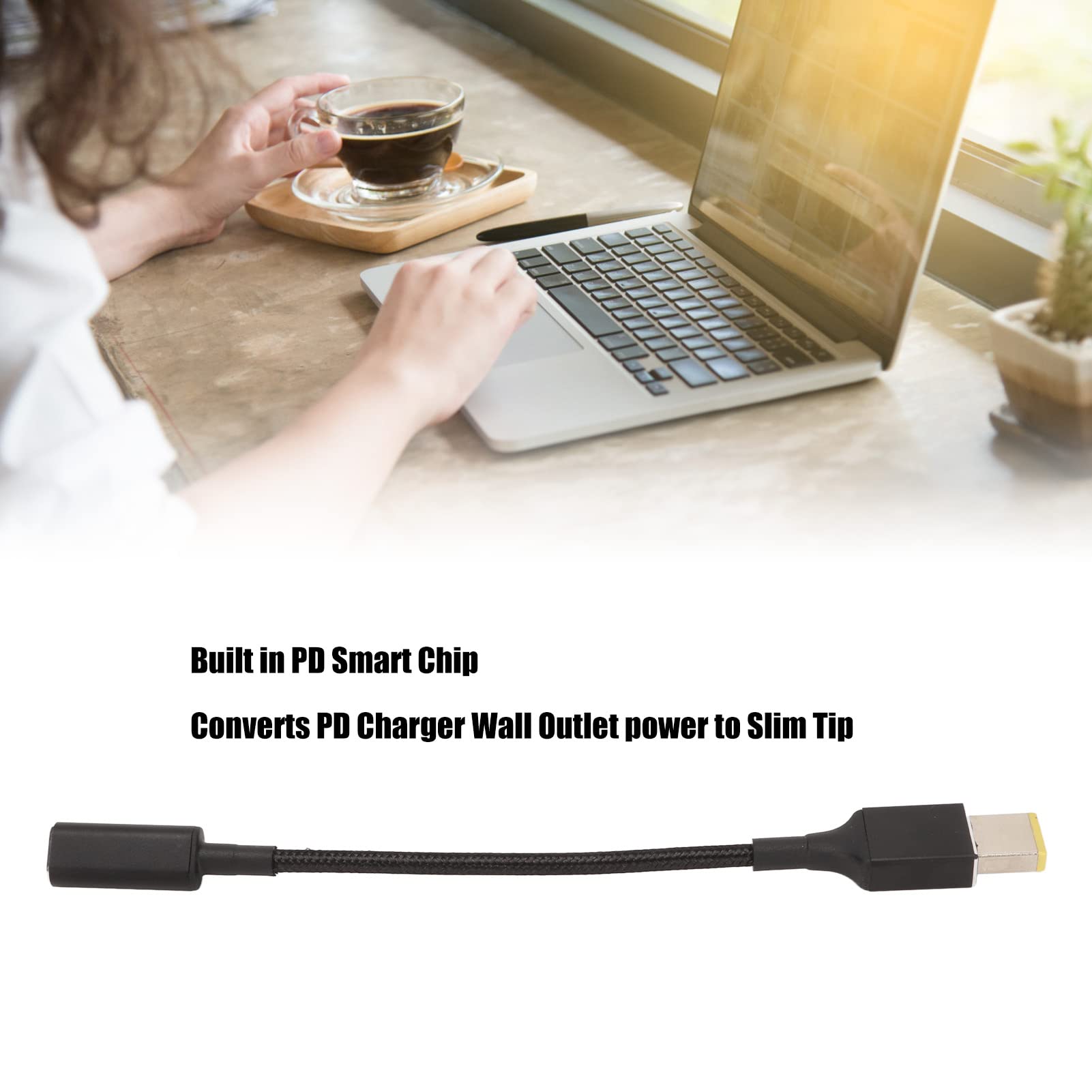 Dioche Slim Tip to USB C Adattatore USB C Troppo USB C per