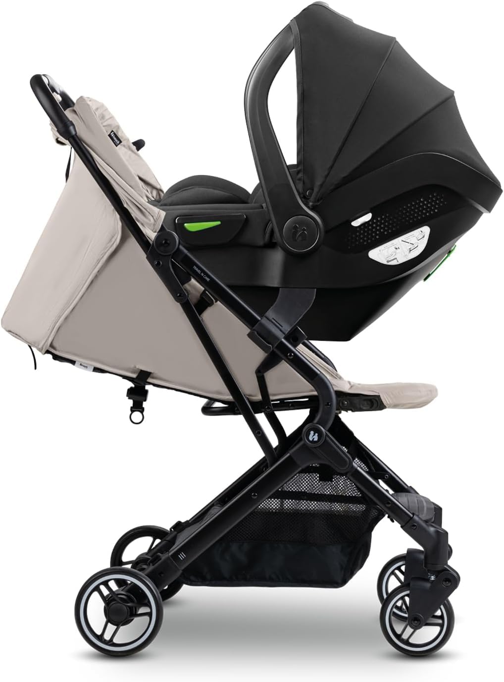 hauck Uniwersalny adapter do wózka dziecięcego Travel N Care i Travel N Care Plus do mocowania fotelika dla niemowląt - kompatybilny z hauck Drive N Care lub Cybex, Joie, Kinderkraft, Maxi-Cosi -
