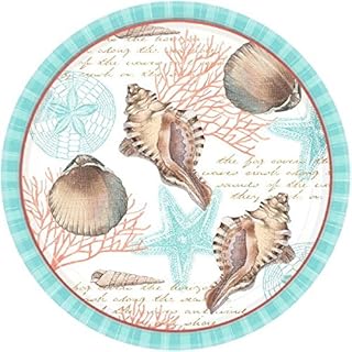 amscan by The Sea ECO Round Plates | 8 Ct. | 10.5
