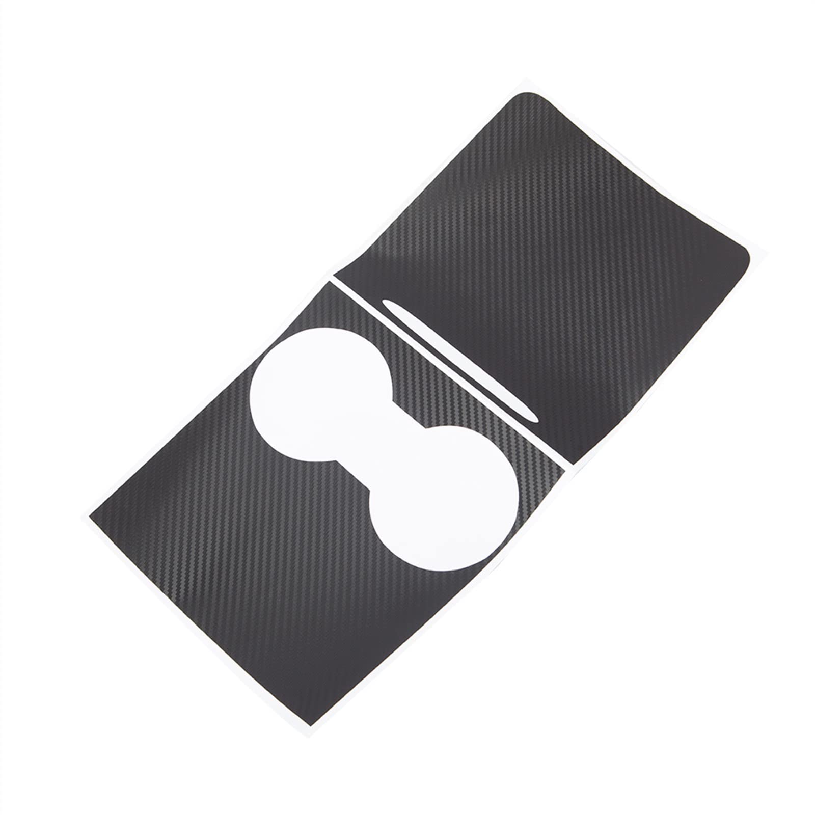 Qibbei Carbon Fiber Central Control Panel Stickers For Tesla Model 3 Y 2021 Center Console Accessories (Carbon Fiber)