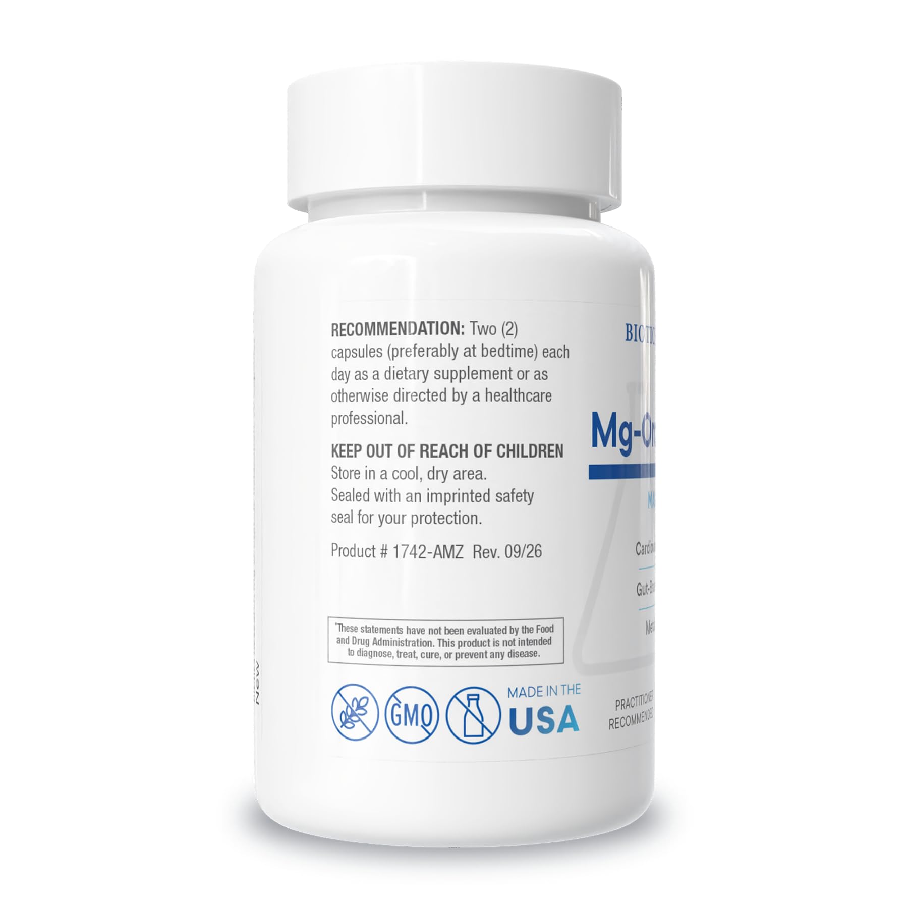 BIOTICS RESEARCH Mg Orotate 500mg™Magnesium Orotate 500 mg -90 Capsules — Amazon image 3