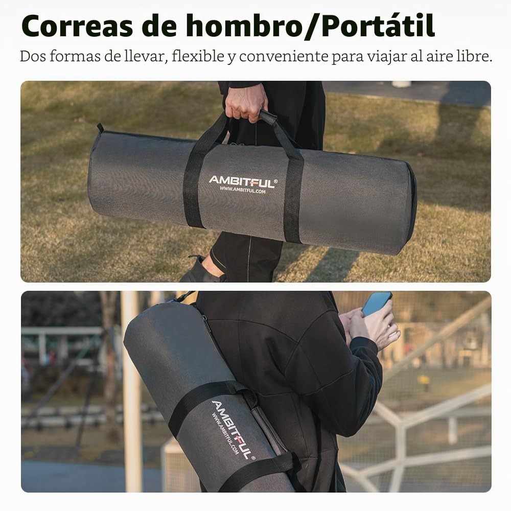 AMBITFUL versión ampliada trípode Bolsa de Transporte 100CM / 39.3inch para Soportes de luz, Soporte del Auge, Paraguas y Accesorios de fotografía trípode(100cm/39.3in) x (Φ22cm/8.66in)