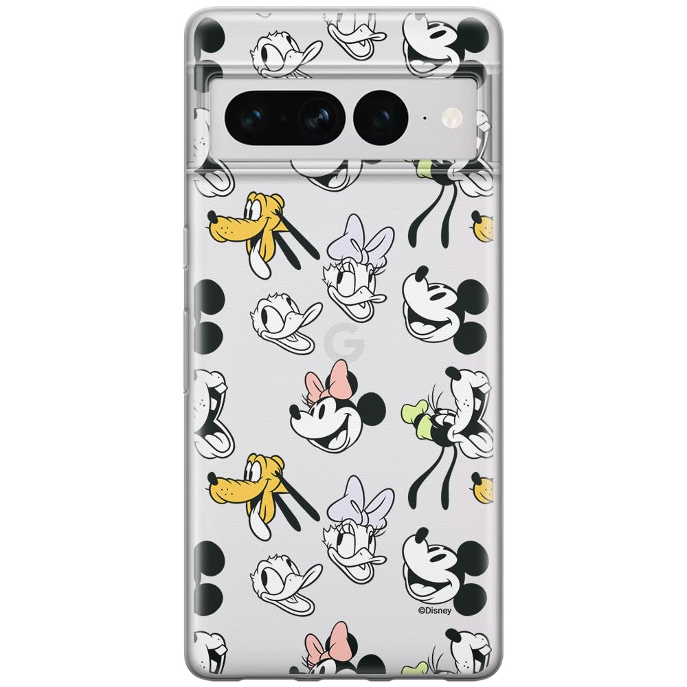 ERT GROUP mobile phone case for Google PIXEL 7 PRO original and officially Licensed Disney pattern Disney Friends 005 optimally adapted to the shape of the mobile phone, partially transparent