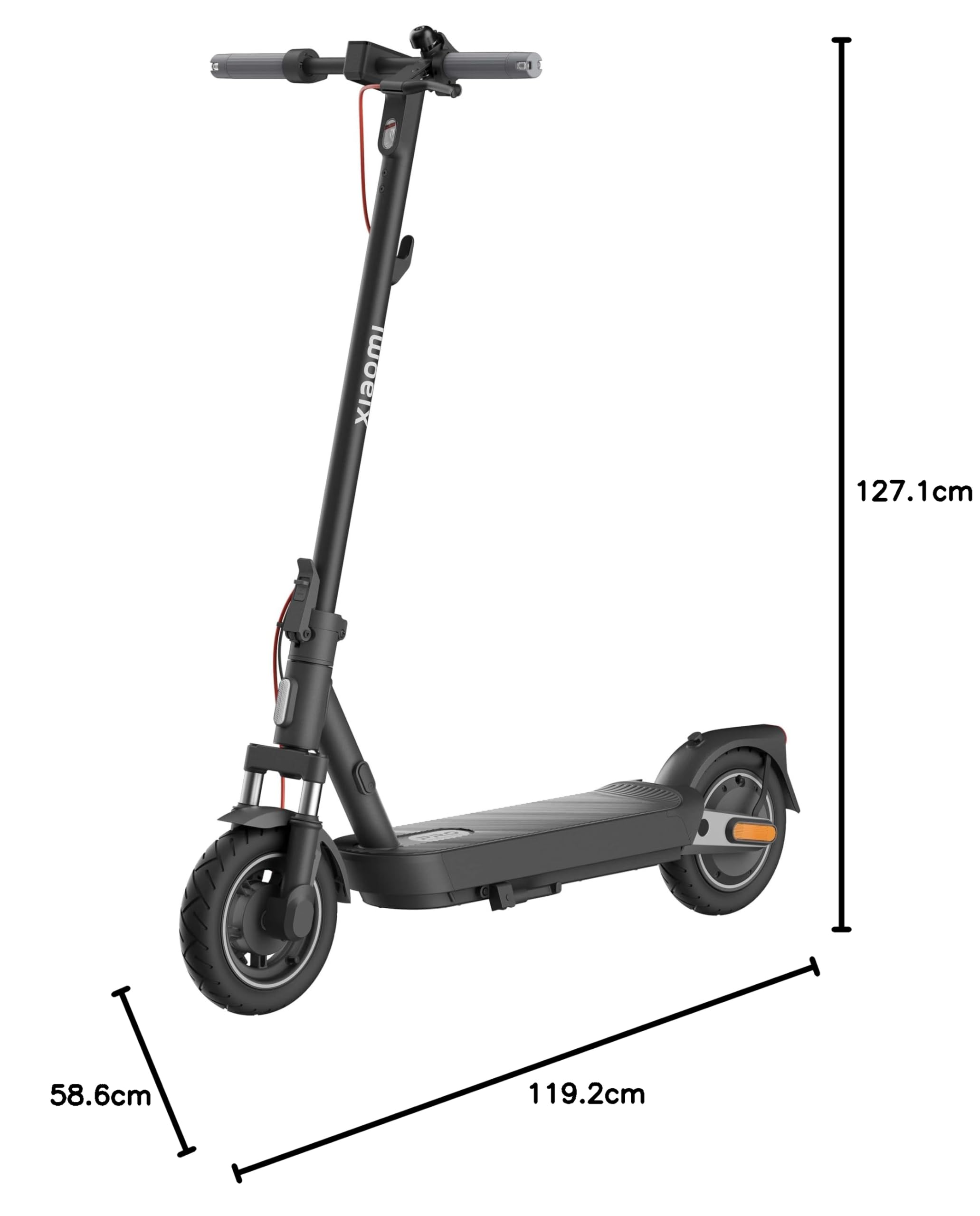 Xiaomi Electric Scooter 5 Pro (Monopattino), Doppie Sospensioni Anteriore E Posteriore A Molla, Pneumatici Tubeless Da 10", Pendenza Max 22% | Doppie Sospensioni Anteriore E Posteriore A Molla, Pneumatici Tubeless Da 10", Pendenza Max 22%