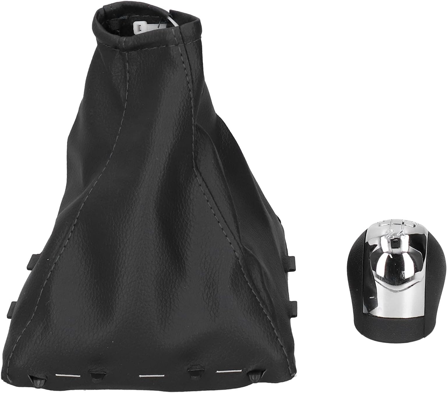Longzhuo 5 Speed Gear Shift Knob, Gear Shift Knob with Boot Cover Fit for Opel Vauxhall Vectra C/Vectra B/Corsa/Astra 2002-2005