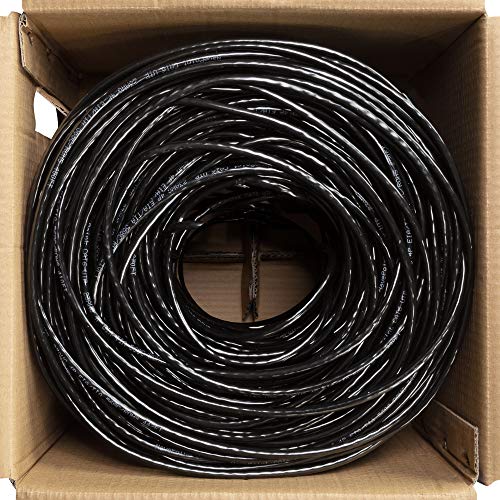 Cable Ethernet NavePoint Cat6 UTP 500 pies Negro Pack 10 miniatura 3