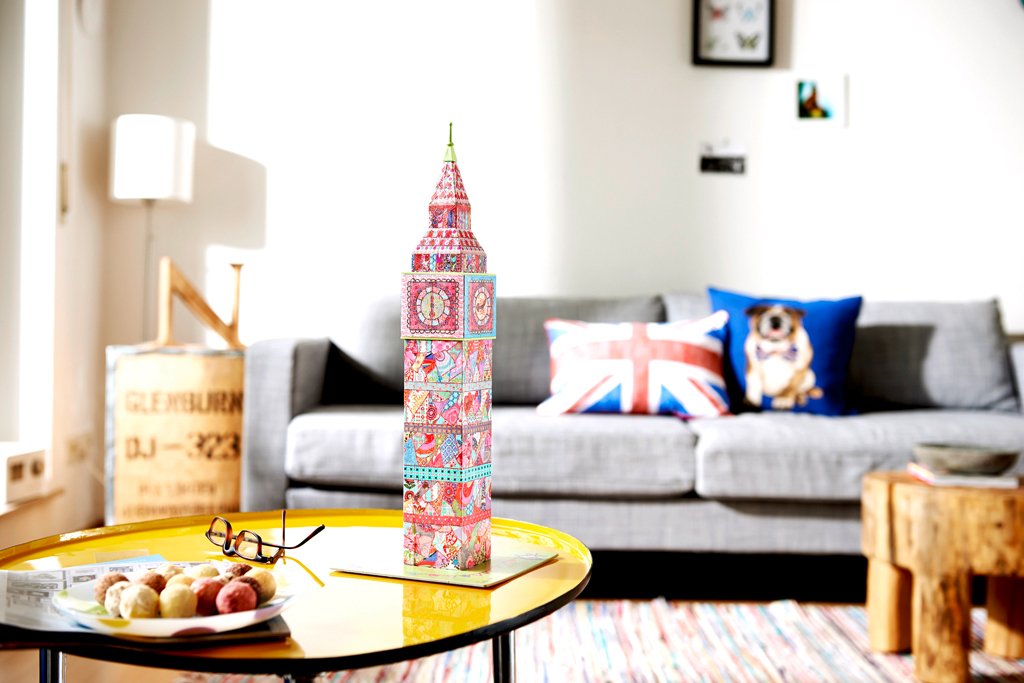 Ravensburger 12569 - Tula Moon Big Ben, 3D Puzzle - Bauwerke, 216 Teile