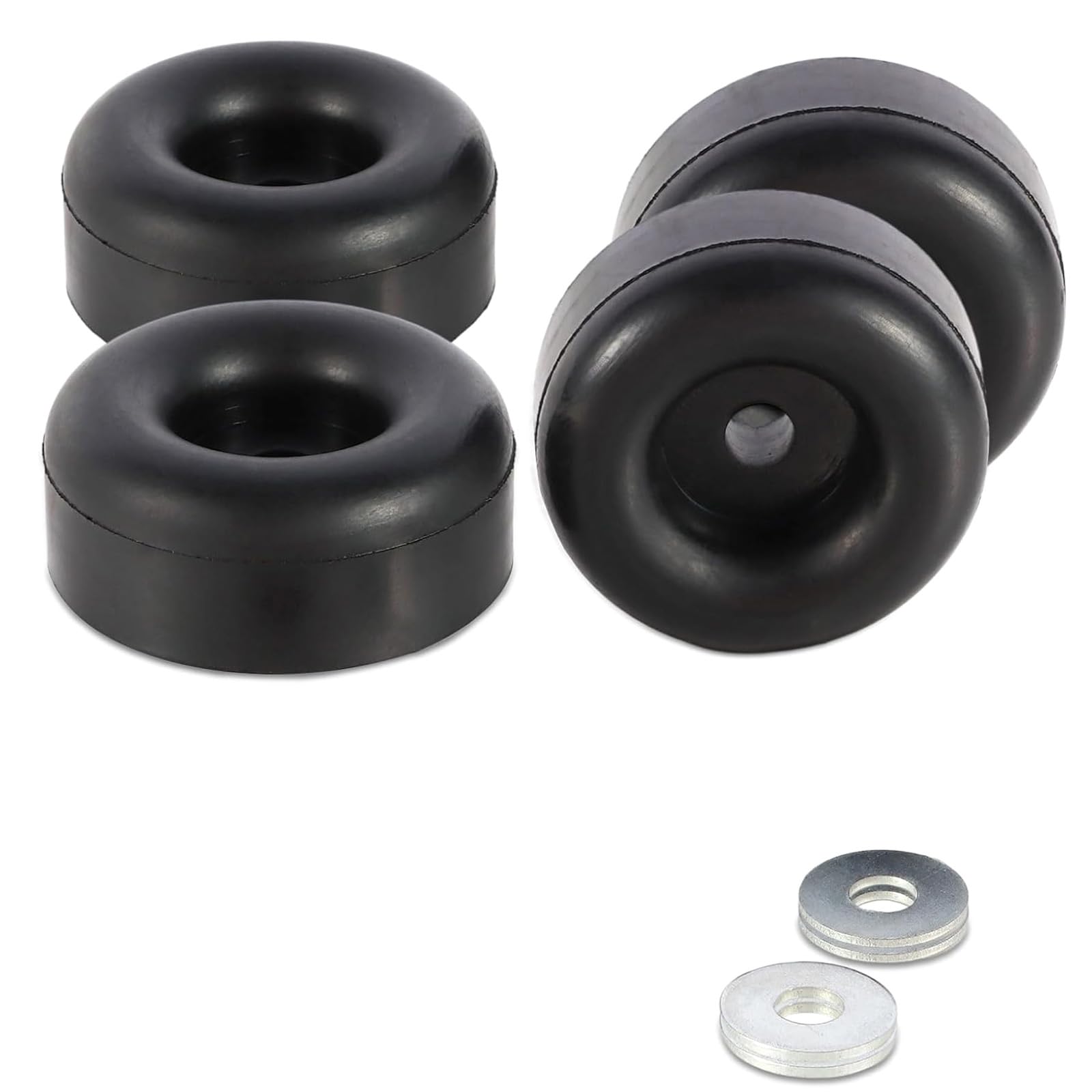 AntiVibration Foot Pad Round Rubber Vibrations Dampeners Absorb Shock Reduce for Generators Compressors Trailers Vibrations Pad