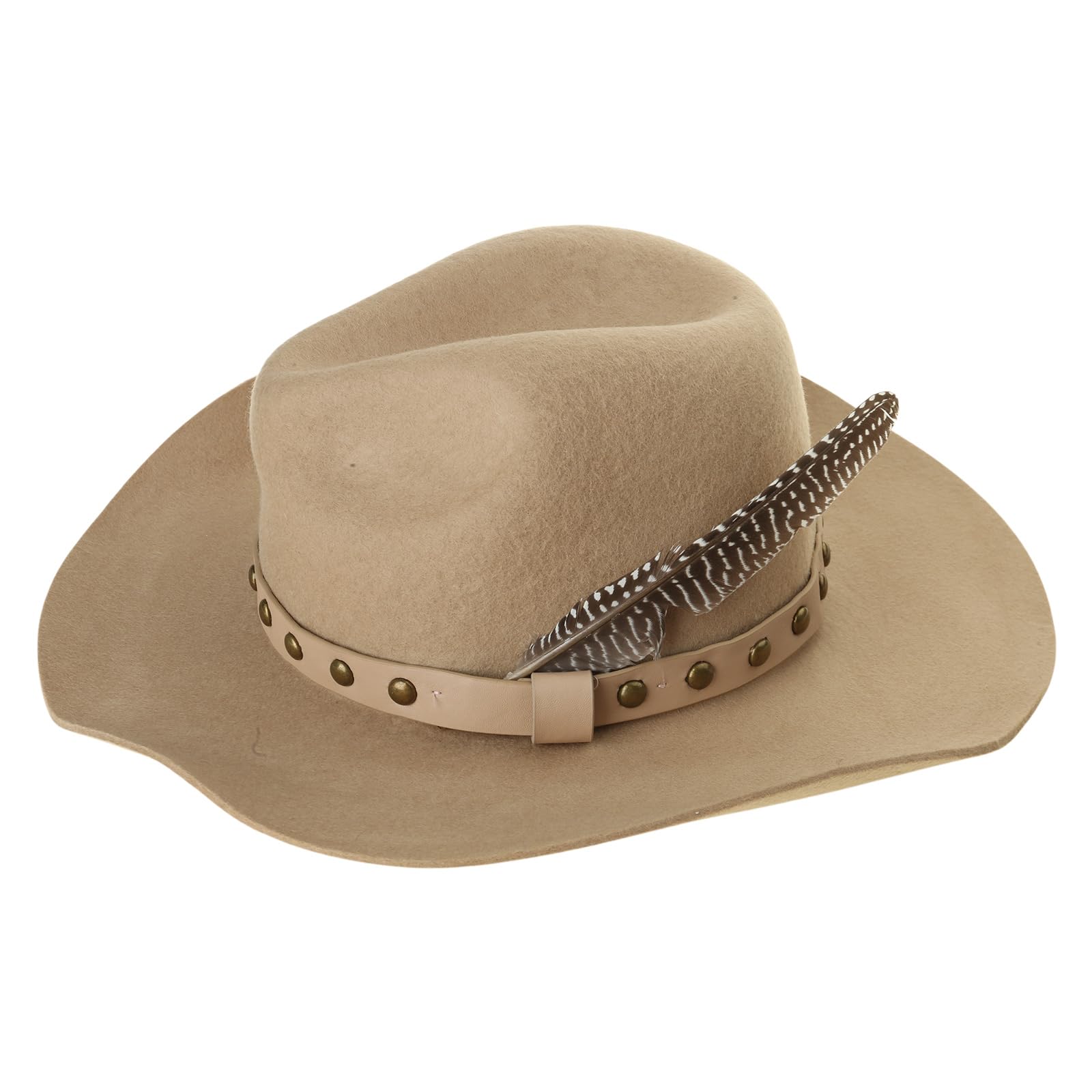 Elegante cappello Fedoras per donne maschili partito con cintura cosplay costume cowboy cappelli hippiesHat spettacoli teatrali cappello a tesa larga per festival musicale