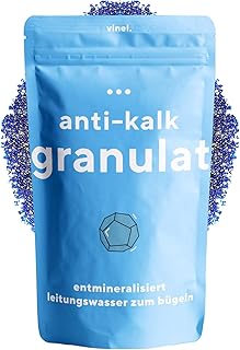 VINEL Entmineralisierungsgranulat für Bügelsysteme mit Wasserfilter mit Farbwechsel - Kalkschutz ︎ Salzschutz ︎ Rostschutz ︎ Kalkschutzgranulat/Ersatz Granulat für Filterkartusche (10er Pack)