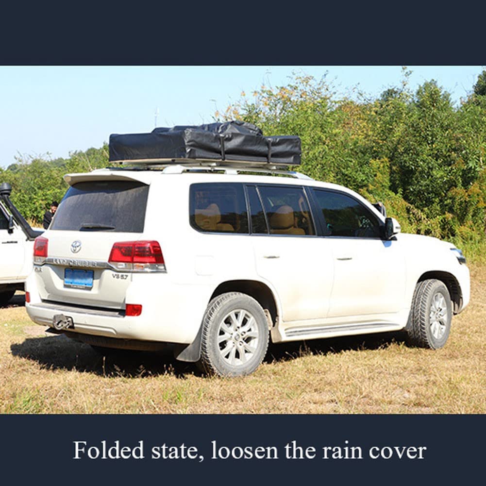 Tente de Toit pour SUV Tente de Toit, Camping pour Camion SUV avec échelle, Tente imperméable et Respirante Grand Espace pouvant accueillir 3 à 4 Personnes