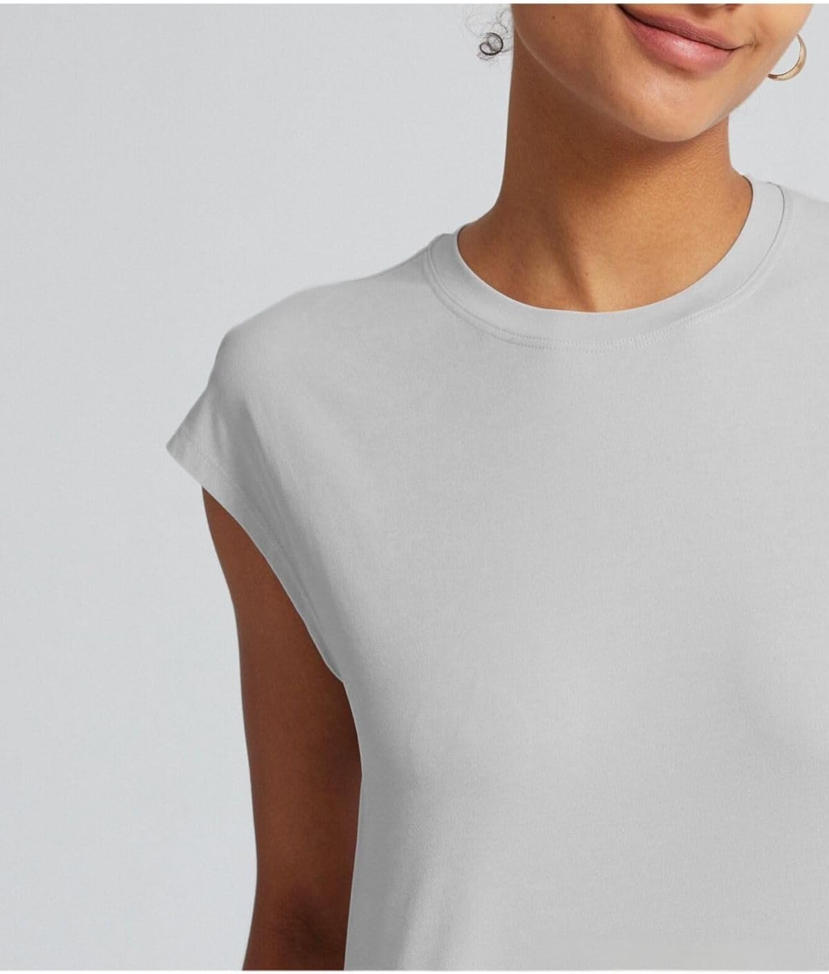 Women's Moisture Wicking Athletic Shirts - Tennis Pickleball Tops, Gym Workout Tee with Cap Sleeve, Quick Dry Exercise Shirt - Image 3