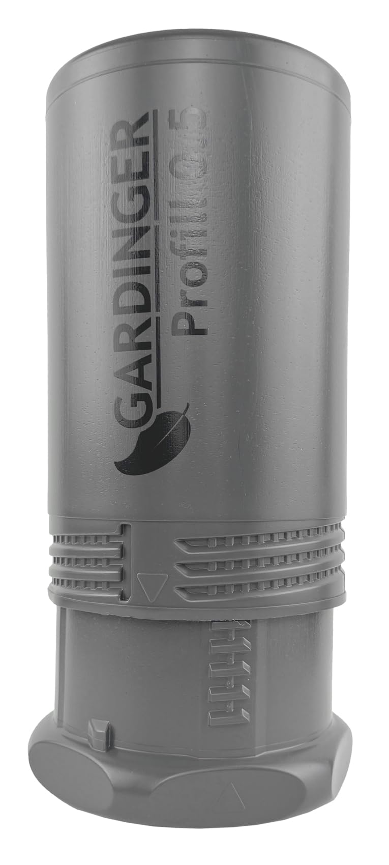 GARDINGER befüllbare Aluminium Propanflasche Profill 0.5 mit Umfüllschlauch und Schnellkupplungen
