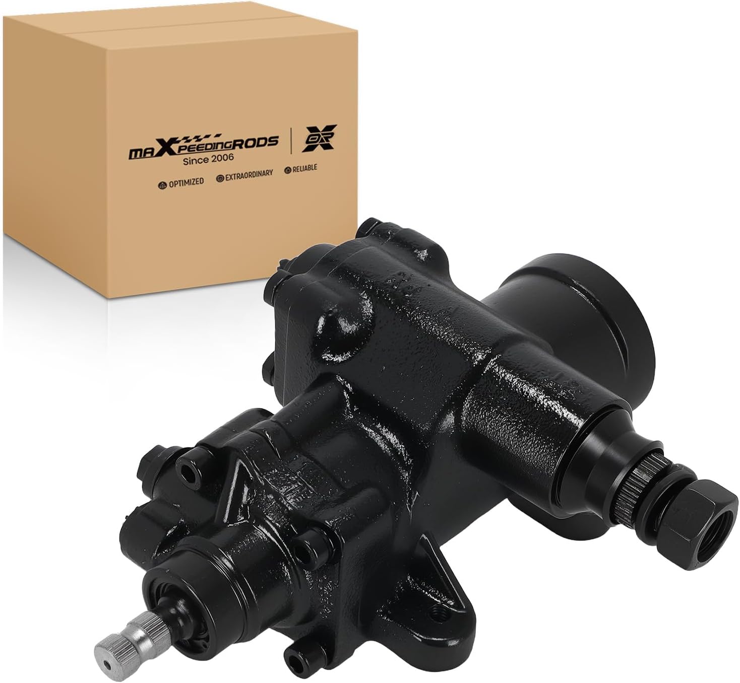maXpeedingrods 27-7569 Power Steering Gearbox for Ford F250 F350 F450 F550 Super Duty 1999-2004 & Excursion 2000-2005