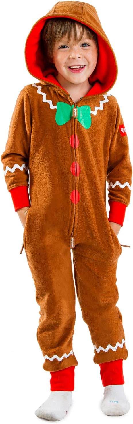 Tipsy Elves Christmas Jumpsuits for Boys and Girls - Comfy and Cozy Children's Rompers for Holiday Occasions
