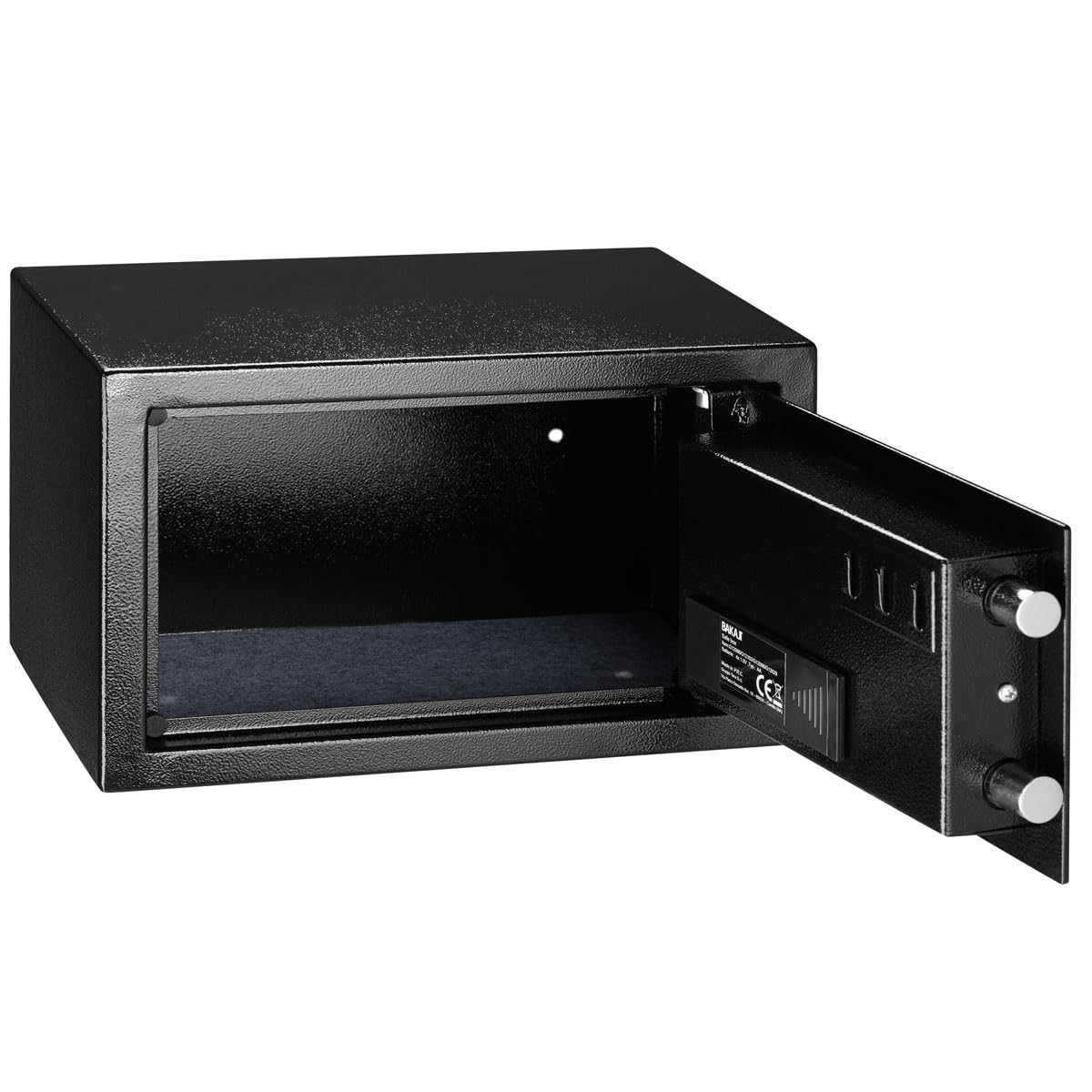 BAKAJI Safe Alarm Coffre Fort Électronique - avec Serrure à Combinaison Numérique - Coffret pour Objets de Valeur - Contenance 5L - 20 x 19,5 x 30,5 CM