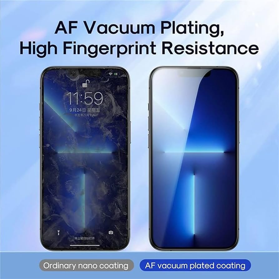 واقي شاشة زجاجي ناعم شفاف مقاوم للزيت من Wiwu GT-014 لهاتف iPhone 16 Plus، شفاف | ضمان لمدة 18 شهرًا: اشترِ ...