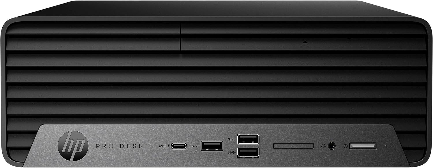 HP ProDesk 400 G9 SFF Desktop Computer, Intel Core i5-12500T, 16 GB RAM, 512 GB SSD, WiFi, Bluetooth, US QWERTY Keyboard, Windows 11 Pro (Generalüberholt)