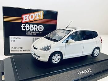 Amazon | 1/43 エブロ ホンダ フィット 初代 ホワイトパール