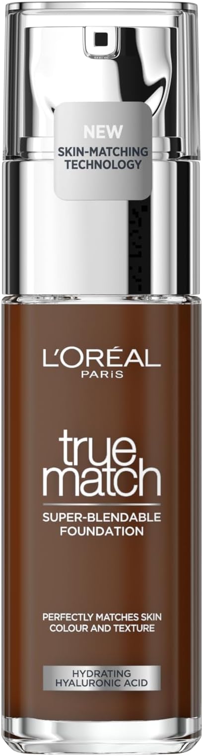Foundation True Match Liquid Foundation 10C Espresso with Hyaluronic Acid & SPF 17 30ml
