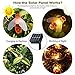 Solar Bee String Lights 2 Pack Each 17Ft Total 60 LED Solar Bee Fairy Lights 8 Modes Copper Wire Lights Waterproof Outdoor String Lights for Garden Patio Gate Yard Party Wedding Indoor Bedroom