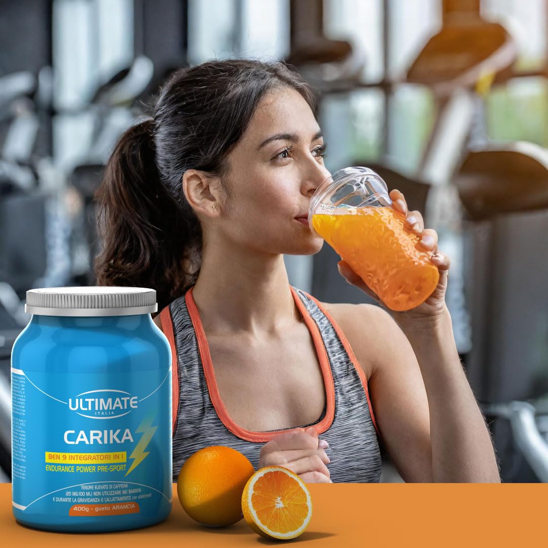 Ultimate Italia - Carika gusto Arancia - 400g - Pre Sport