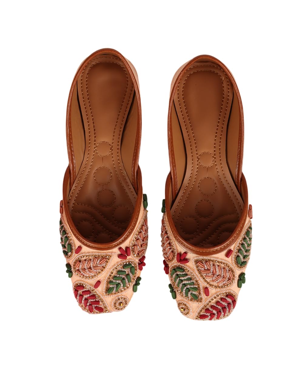 Women Embellished Ethnic Mojaris Flats