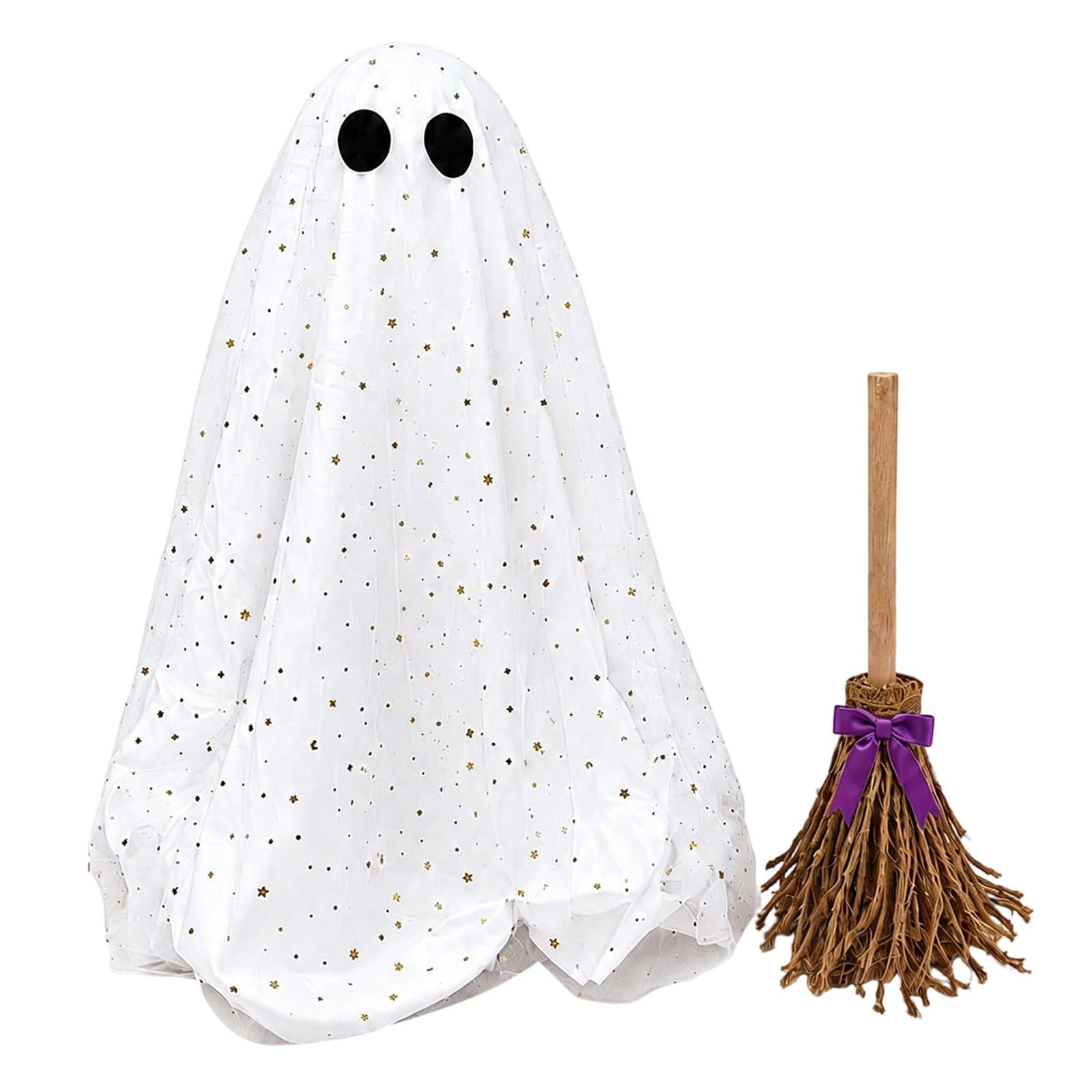 Set di bacchette di Halloween Decorazione da tavolo estetica in peluche ricamato Accessori per feste e fotografia Articolo per la casa e le vacanze Tavolo Unghie (One Size)